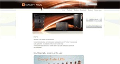 Desktop Screenshot of conceptaudio.eu