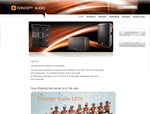 Tablet Screenshot of conceptaudio.eu